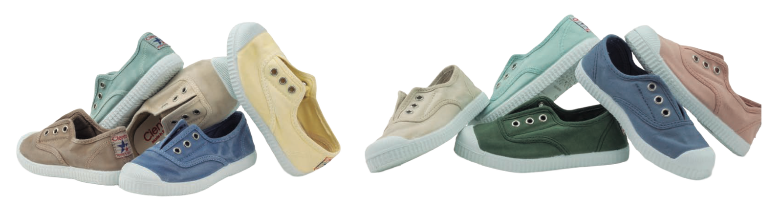 Cienta strawberry-scented canvas shoes for children. Premium footwear collection represented by Moda Vostra, sales agency for retailers in the Benelux.