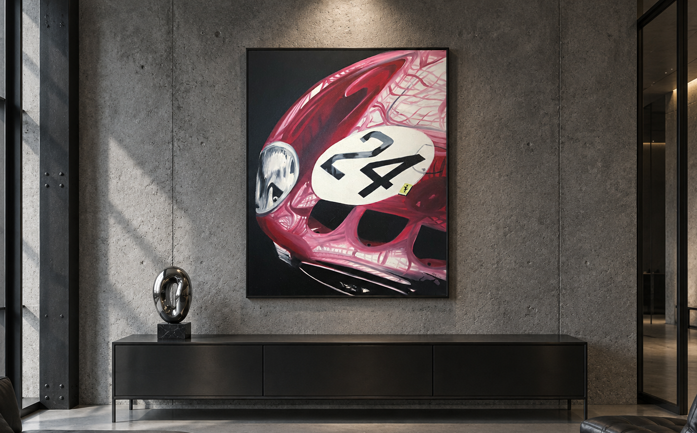 Ferrari Bild in Öl