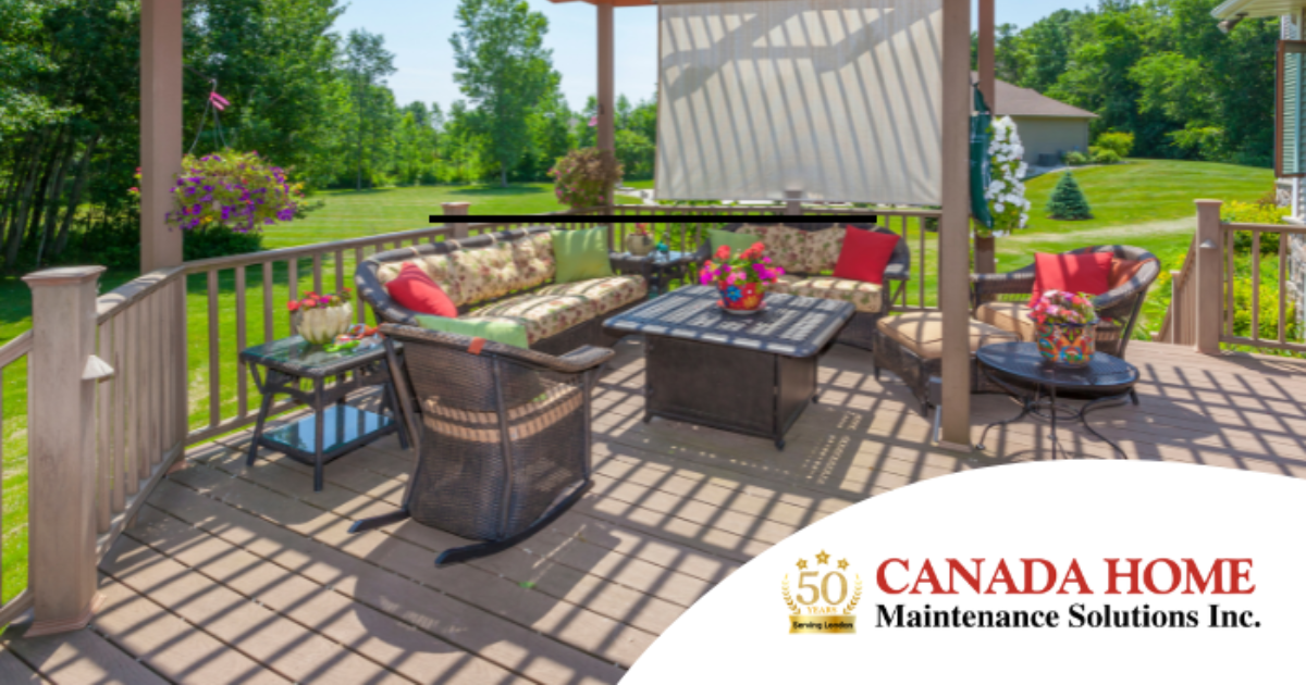 Outdoor Maintenance Caring for Decks and Patios in London, Ontario