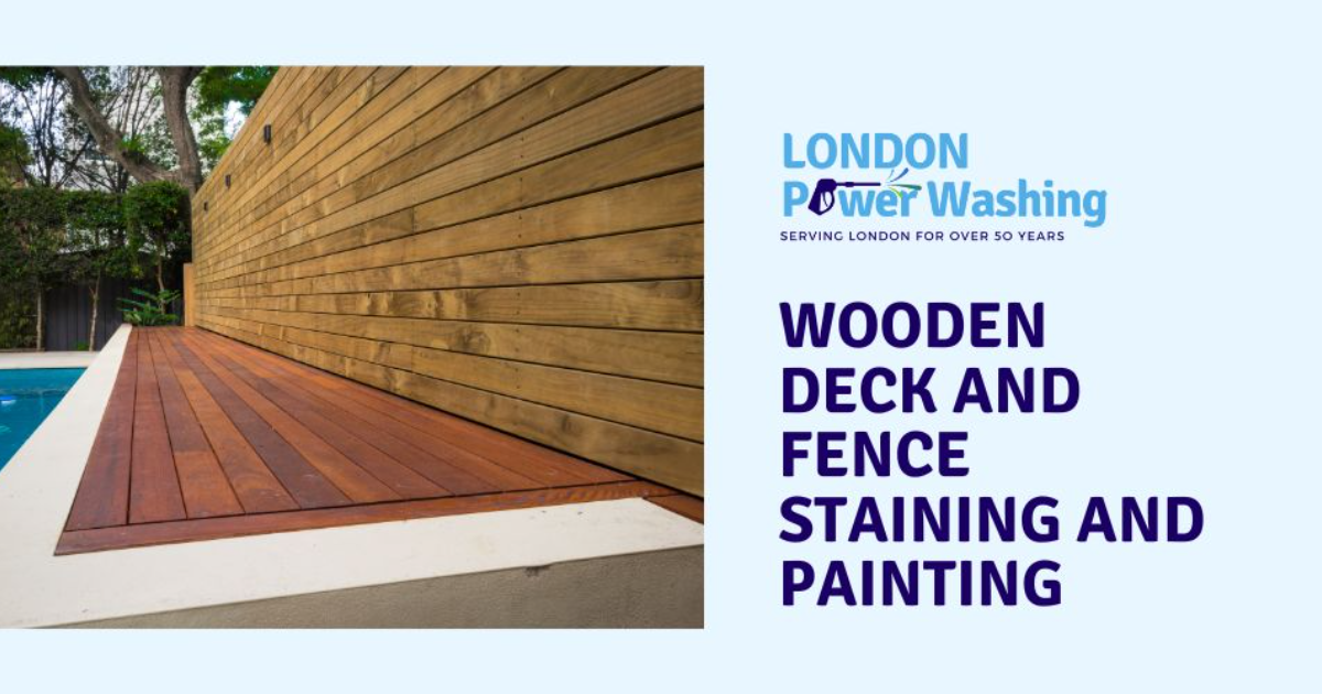 Deck and Fence Staining and Painting in London, Ontario Handyman