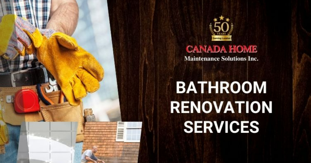 Bathroom Renovation London Ontario Canada Home Maintenance Handyman