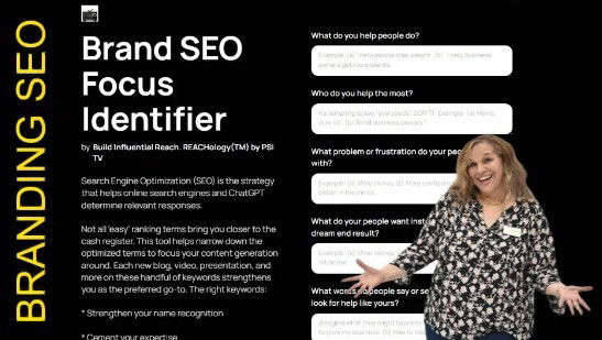 Dr. Trudy Beerman shares her SEO Keyword AI Tool and this shows what the tool looks like.